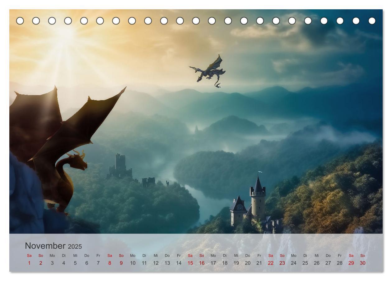 Bild: 9783383839269 | Im Land der schönen Drachen (Tischkalender 2025 DIN A5 quer),...