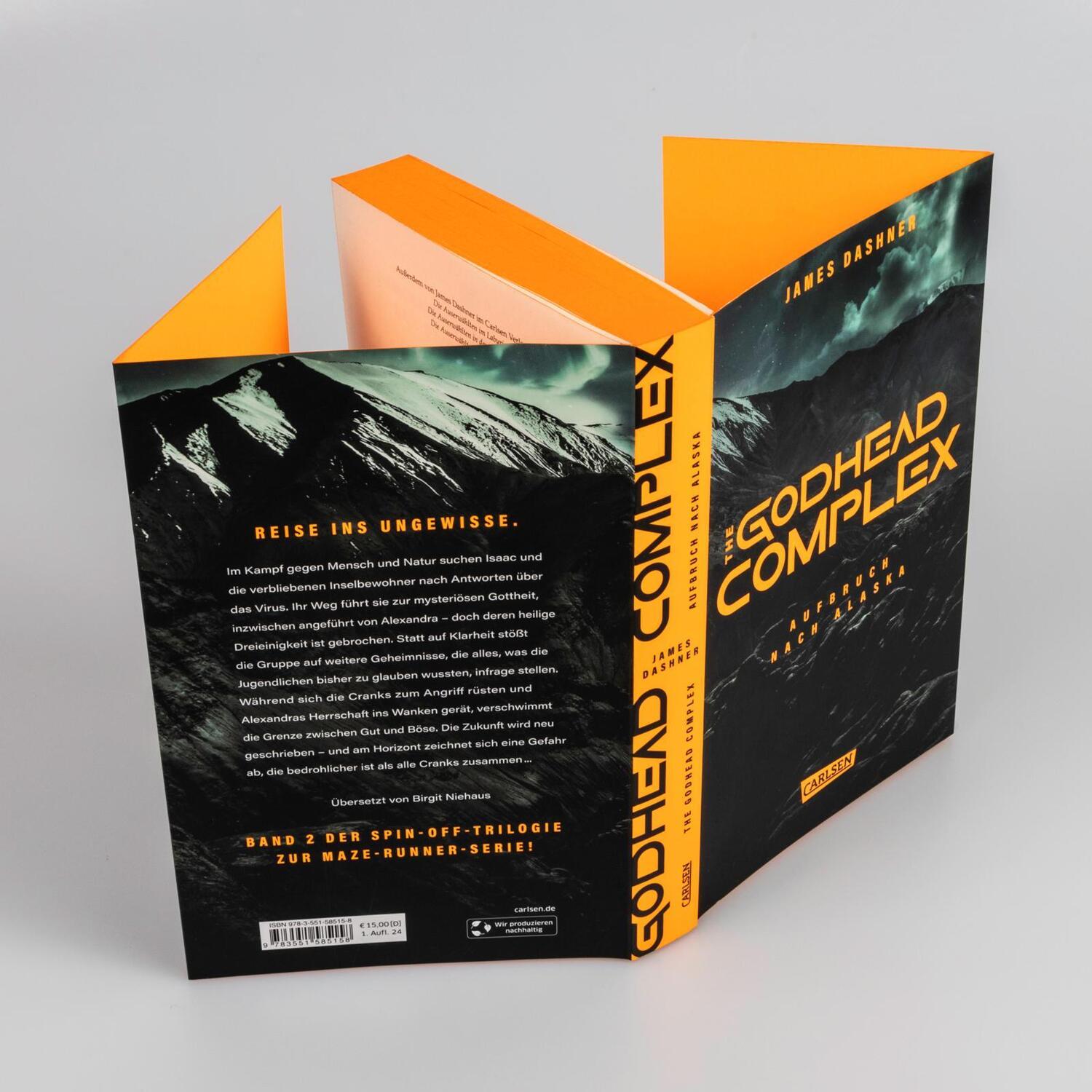 Bild: 9783551585158 | The Godhead Complex - Aufbruch nach Alaska (The Maze Cutter 2) | Buch