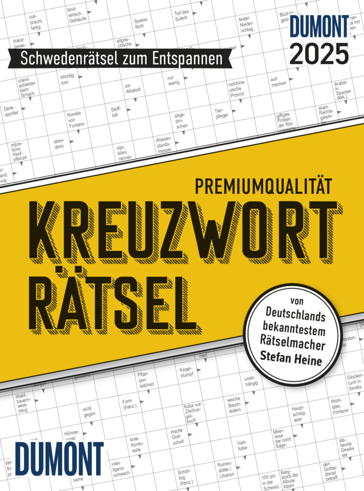 Cover: 4250809653808 | DUMONT - Stefan Heine Kreuzworträtsel 2025 Tagesabreißkalender,...