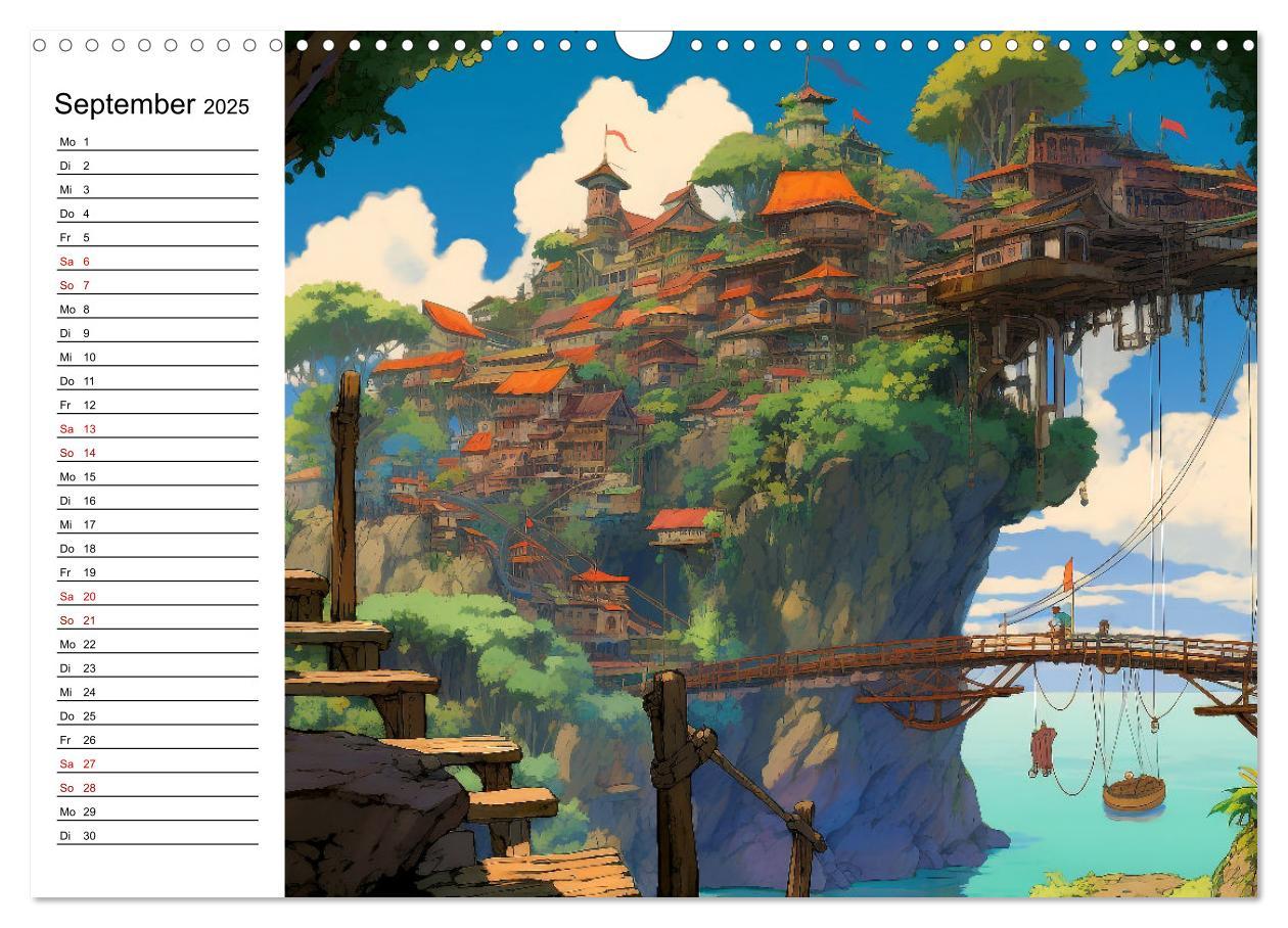 Bild: 9783383903939 | Anime Traumwelten (Wandkalender 2025 DIN A3 quer), CALVENDO...