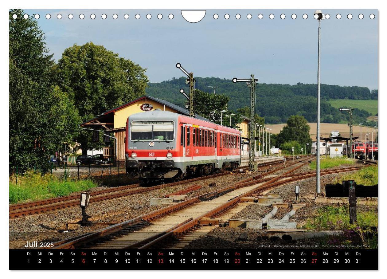 Bild: 9783435618484 | Eisenbahn in Mitteldeutschland (Wandkalender 2025 DIN A4 quer),...