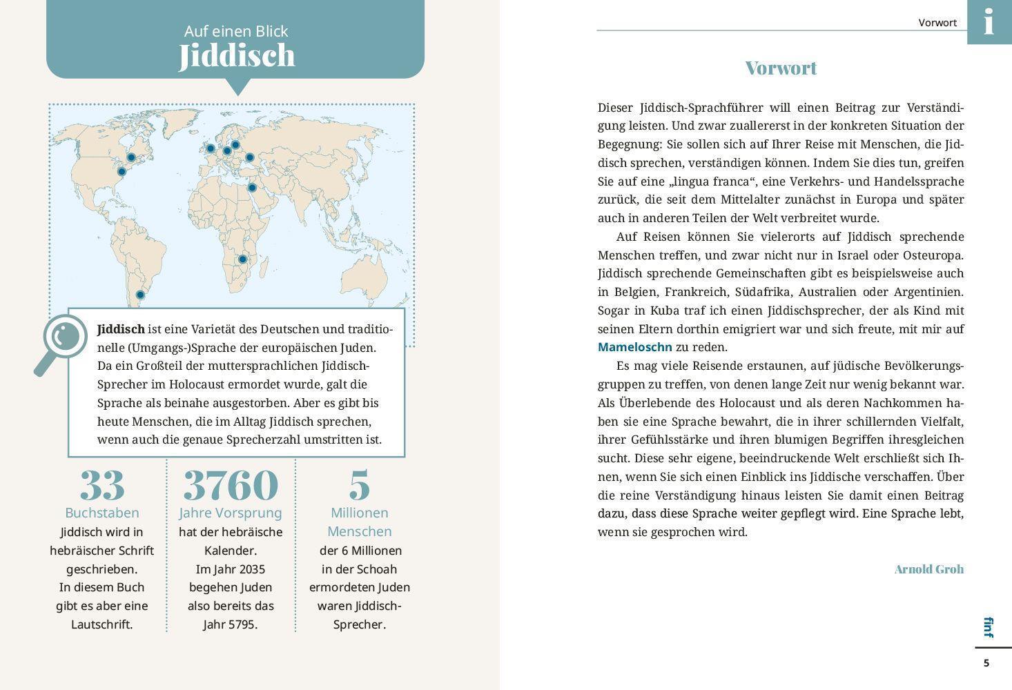 Bild: 9783831765713 | Jiddisch - Wort für Wort | Arnold Groh | Taschenbuch | Kauderwelsch