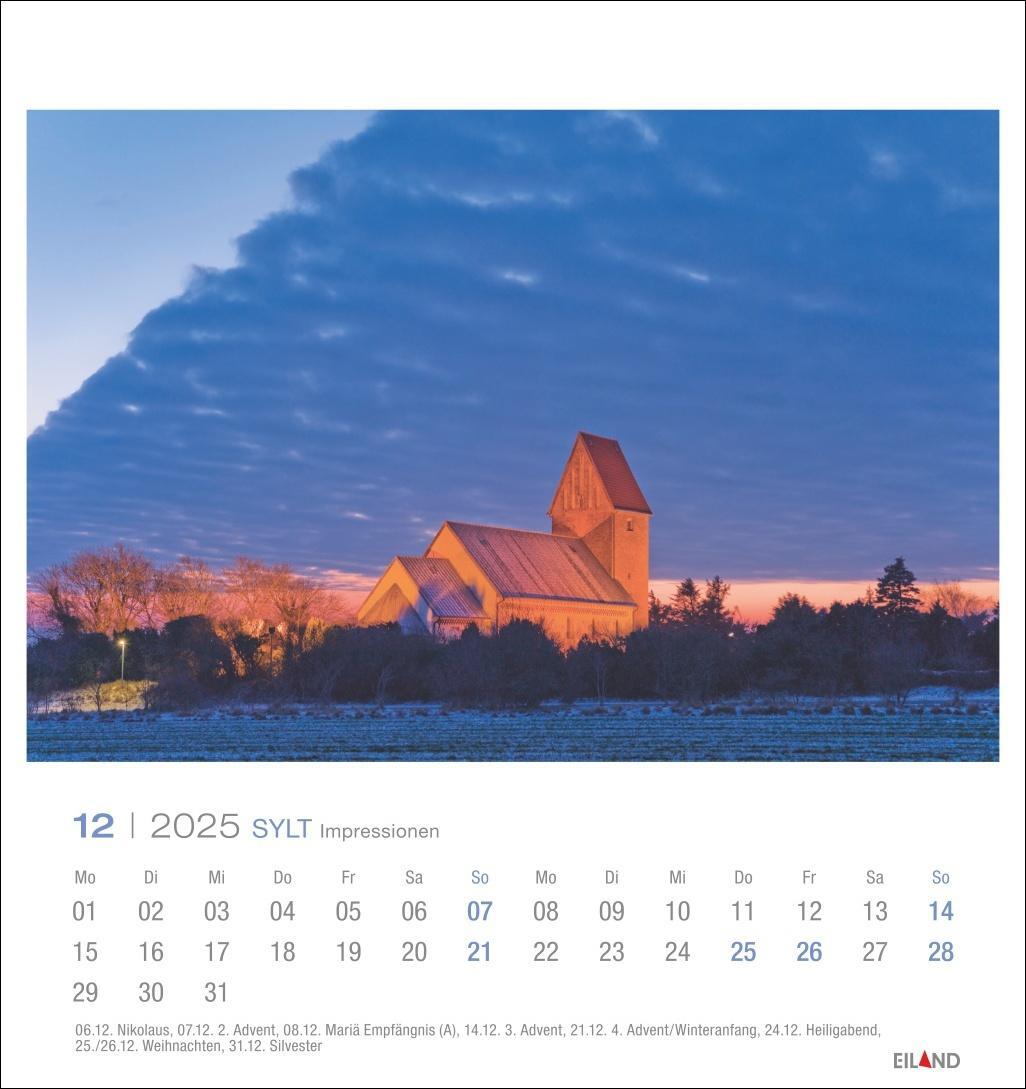 Bild: 9783964023353 | Sylt Impressionen Postkartenkalender 2025 | Hans Jessel | Kalender