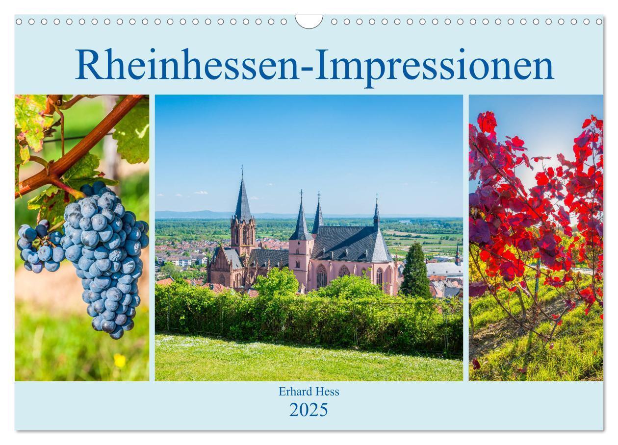 Cover: 9783435388905 | Rheinhessen-Impressionen (Wandkalender 2025 DIN A3 quer), CALVENDO...