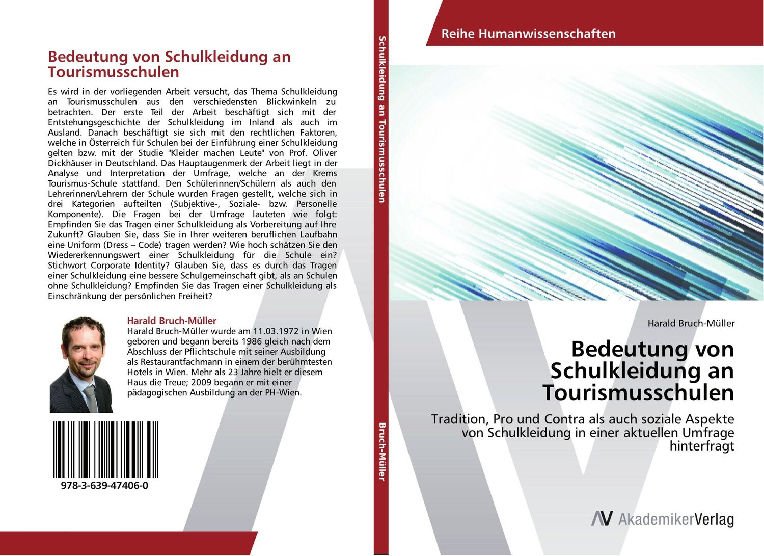 Cover: 9783639474060 | Bedeutung von Schulkleidung an Tourismusschulen | Harald Bruch-Müller