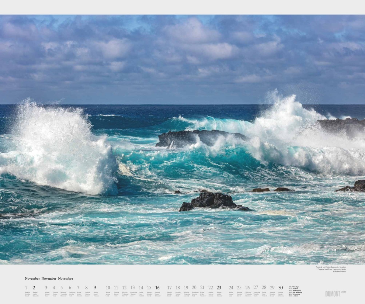 Bild: 4250809653419 | DUMONT - Das Meer 2025 Wandkalender, 60x50cm, Fotokunst-Kalender...