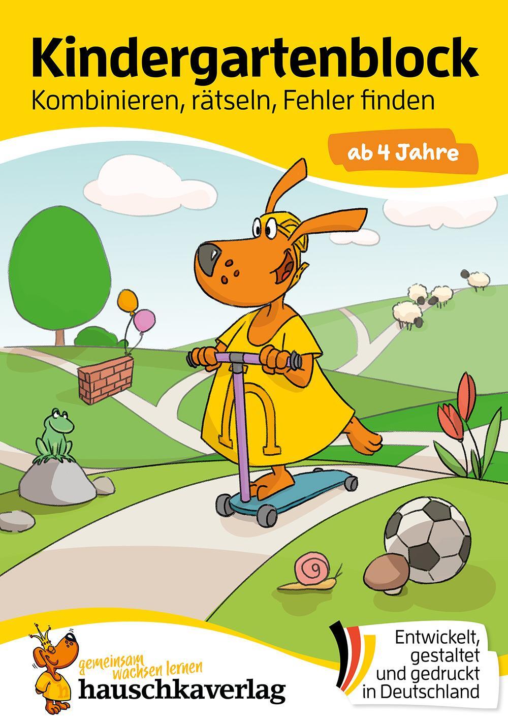 Cover: 9783881006095 | Kindergartenblock ab 4 Jahre - Kombinieren, rätseln, Fehler finden