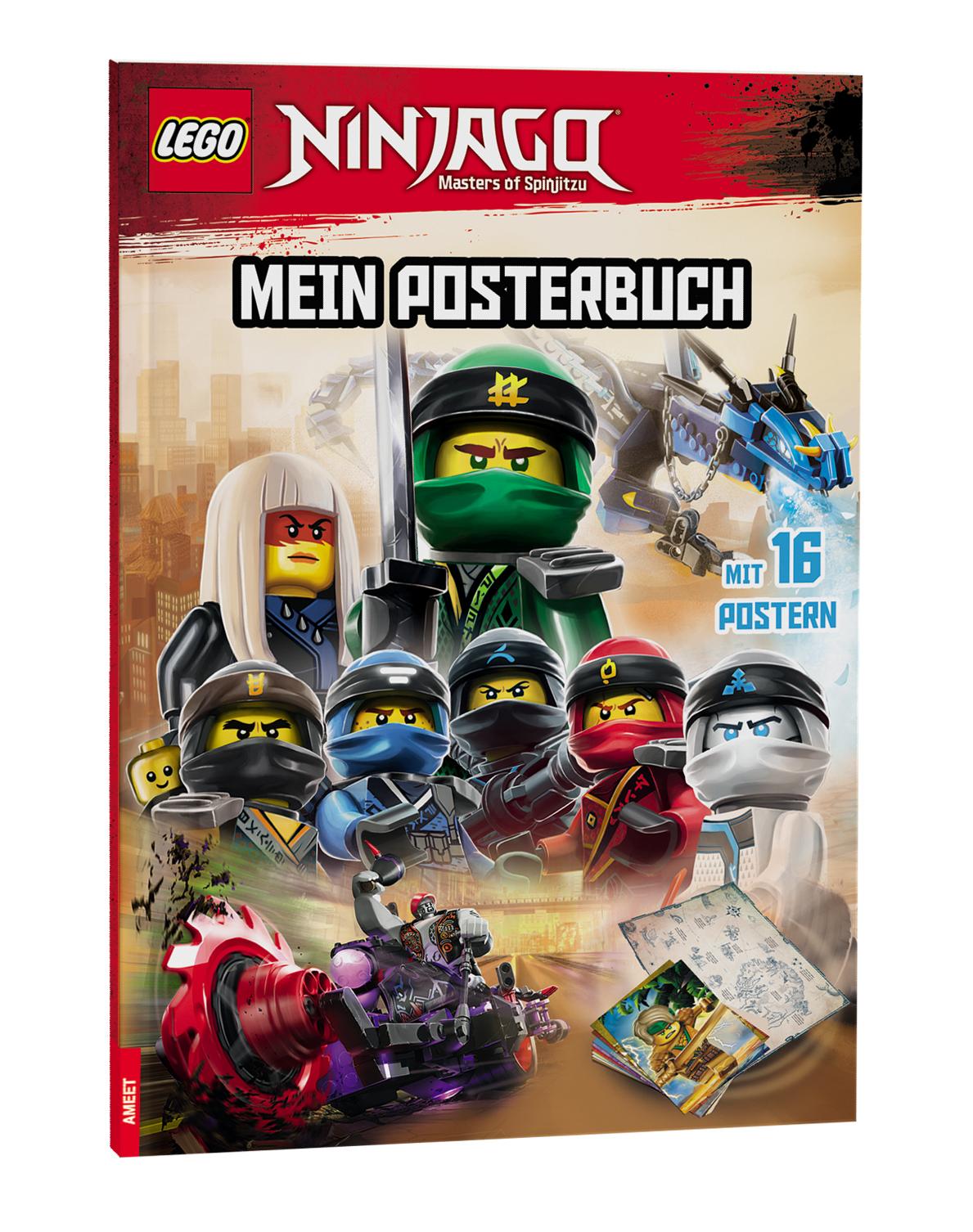 Cover: 9783960807599 | LEGO® NINJAGO® - Mein Posterbuch | Taschenbuch | LEGO® Ninjago | 32 S.