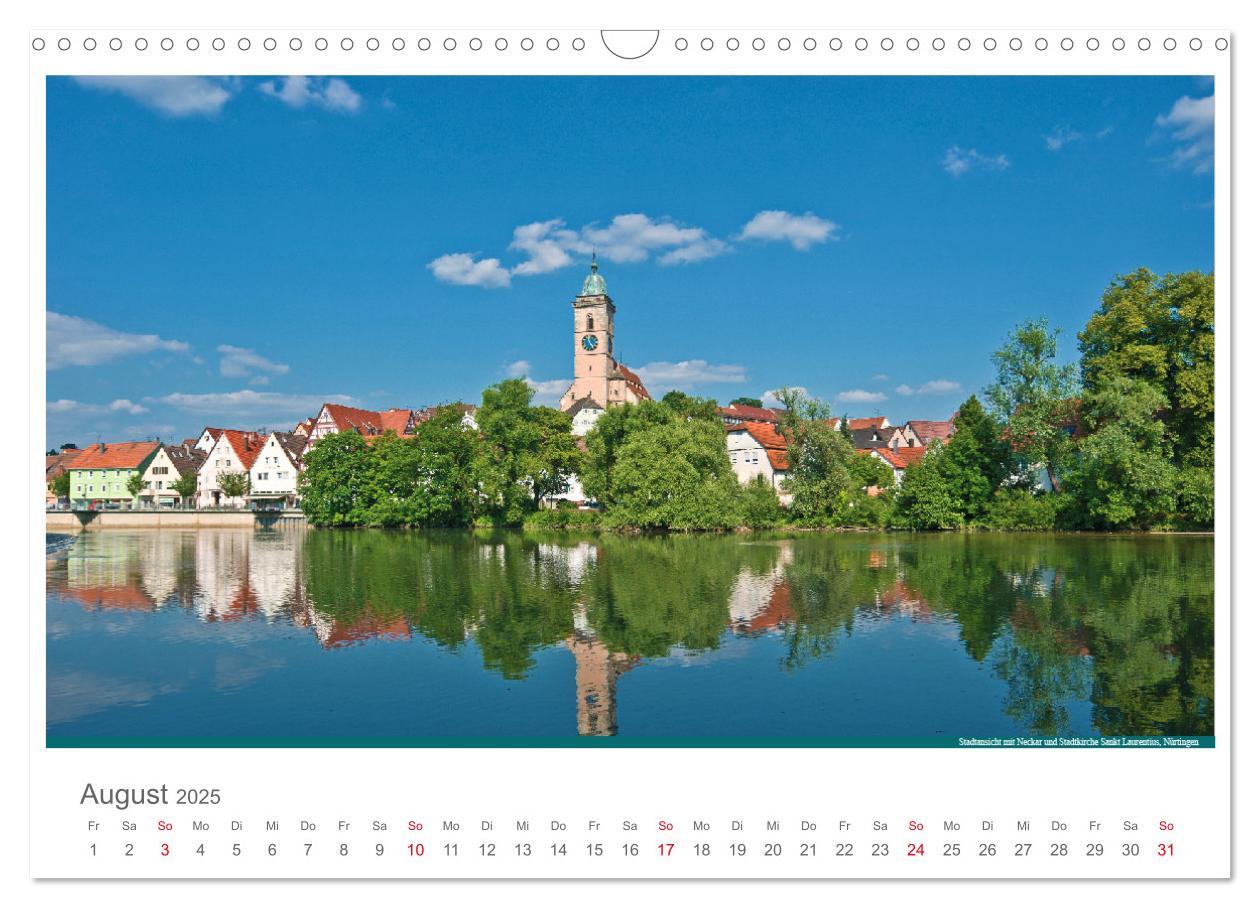 Bild: 9783435690060 | Der Neckar - Unterwegs in Deutschland (Wandkalender 2025 DIN A3...