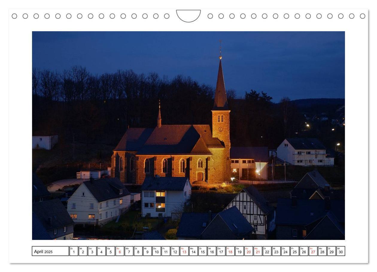 Bild: 9783435614233 | Blaue Stunde im Siegerland (Wandkalender 2025 DIN A4 quer),...