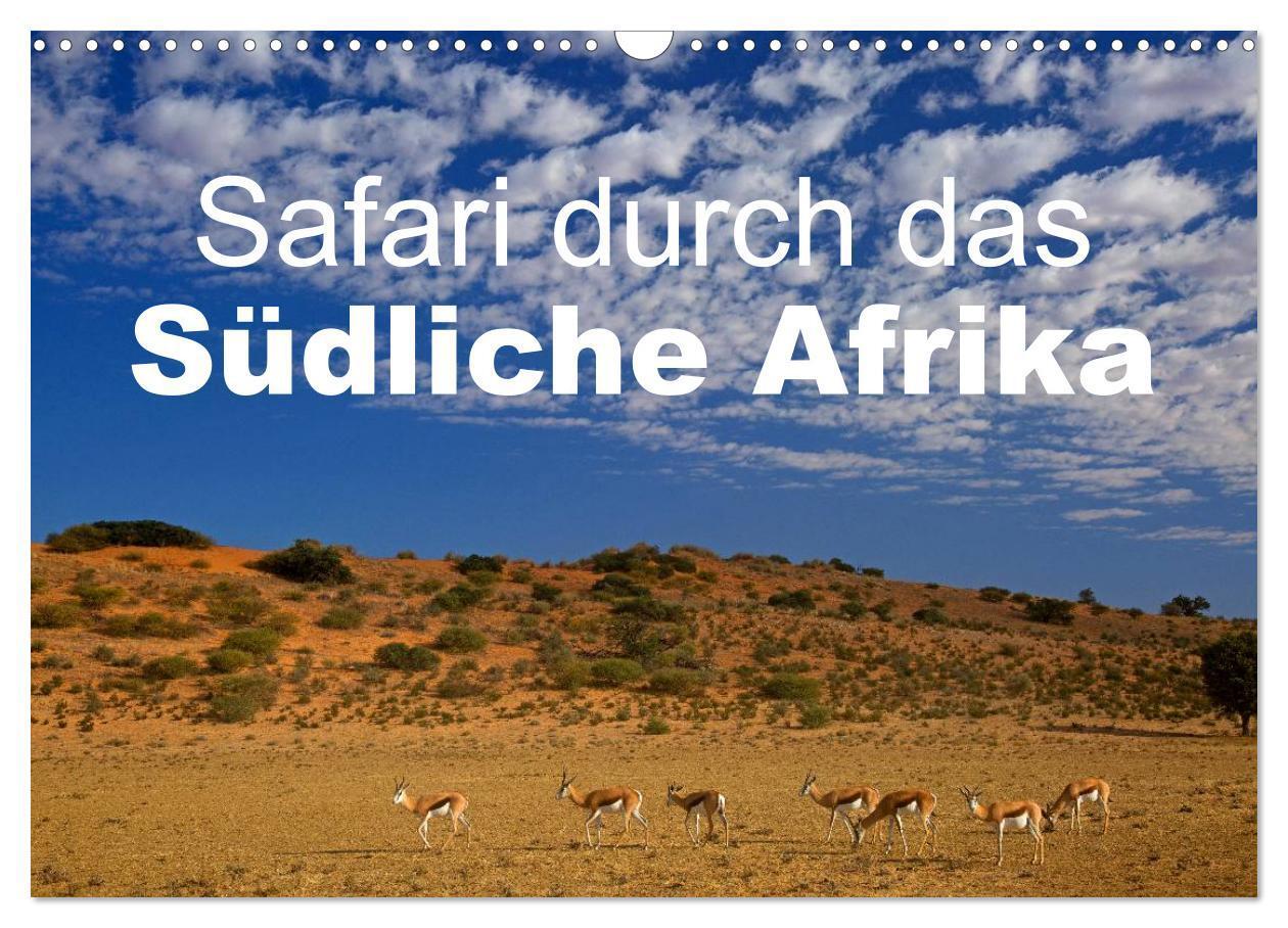 Cover: 9783435590605 | Safari durch das Südliche Afrika (Wandkalender 2025 DIN A3 quer),...