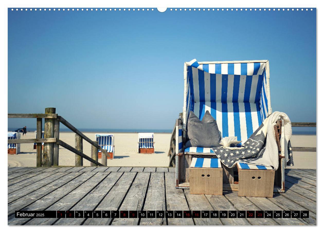 Bild: 9783435218455 | Sankt Peter Ording Sandstrand (Wandkalender 2025 DIN A2 quer),...