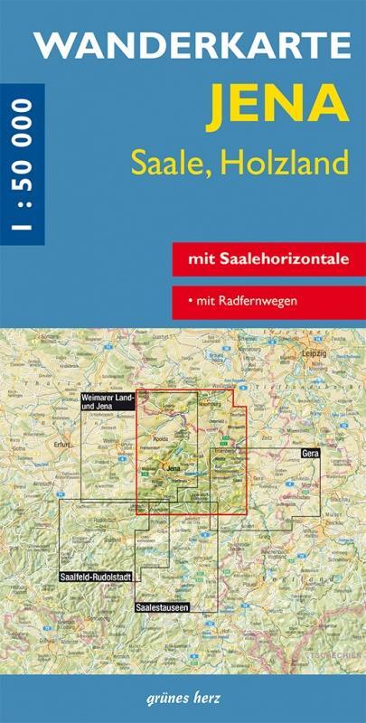 Cover: 9783935621069 | Jena - Saale - Holzland 1 : 50 000 Wanderkarte | Lutz Gebhardt | 2010