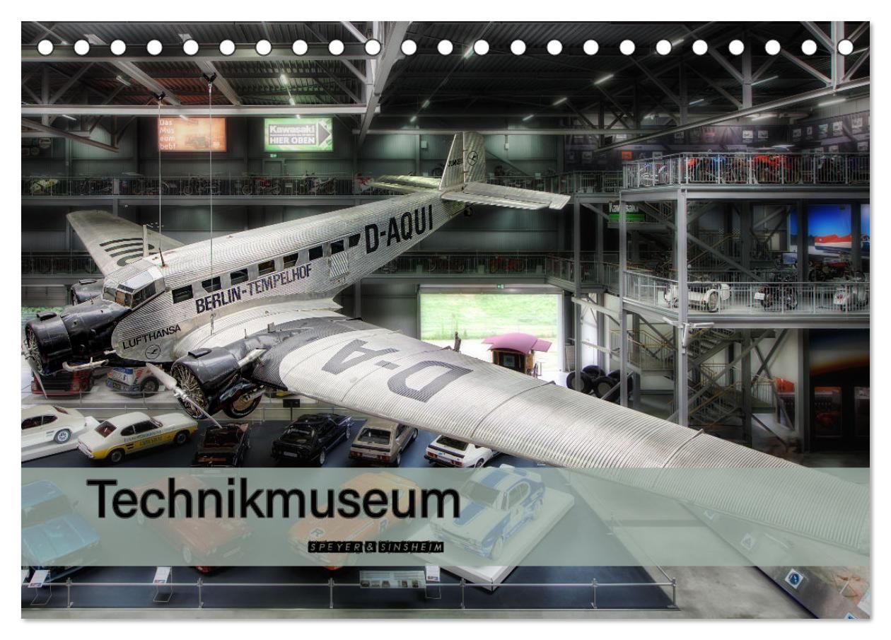 Cover: 9783435078622 | Technikmuseum Speyer &amp; Sinsheim (Tischkalender 2025 DIN A5 quer),...