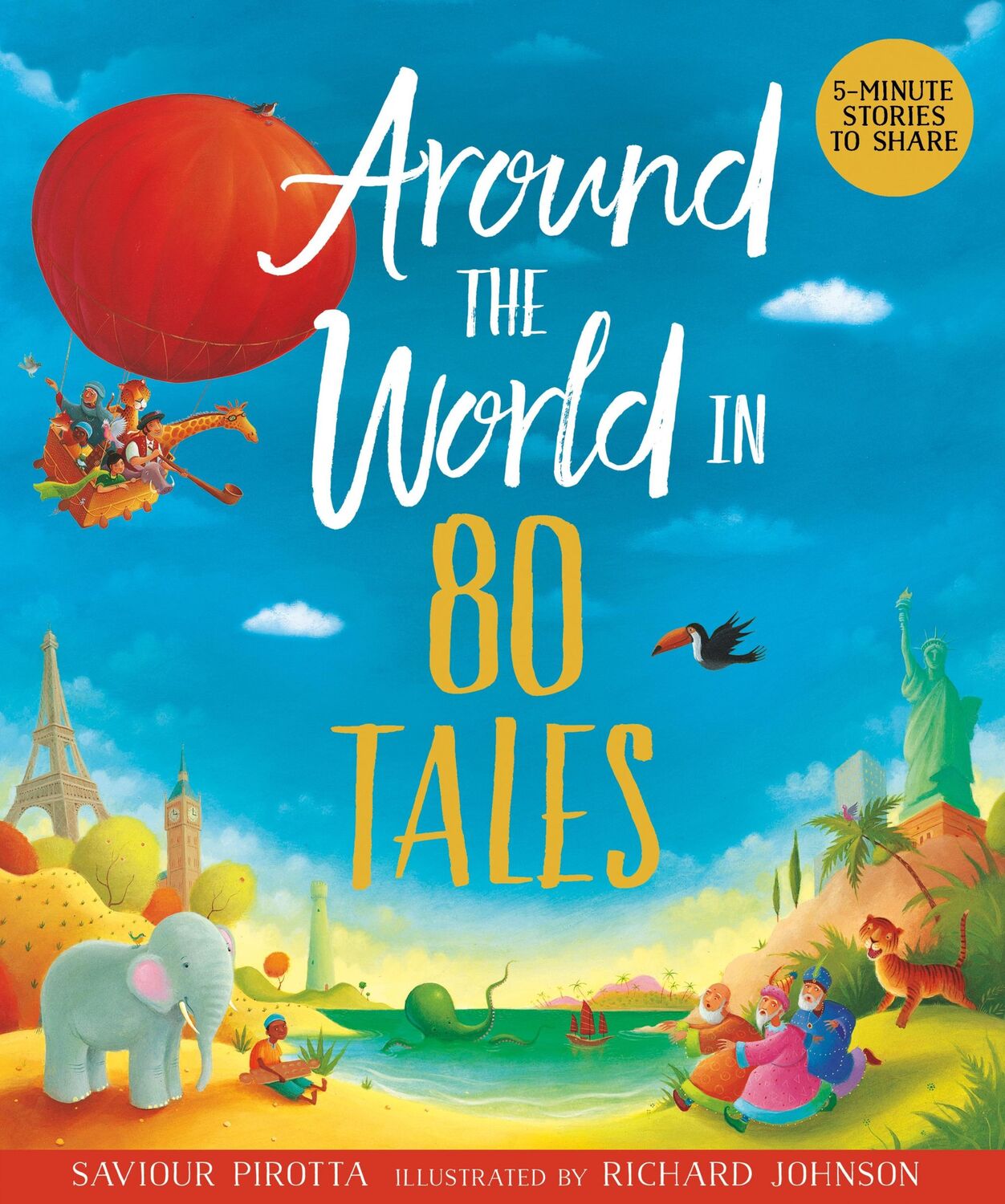 Cover: 9780753479858 | Around the World in 80 Tales | Saviour Pirotta | Taschenbuch | 2023