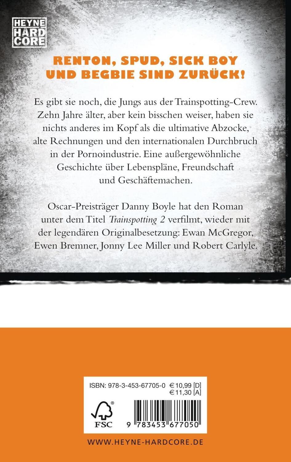 Bild: 9783453677050 | Porno | Der Roman zum Film Trainspotting 2 | Irvine Welsh | Buch