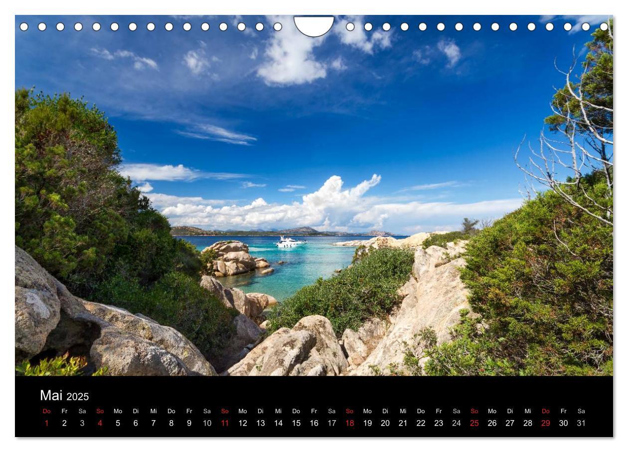 Bild: 9783435744510 | Sardinien (Wandkalender 2025 DIN A4 quer), CALVENDO Monatskalender