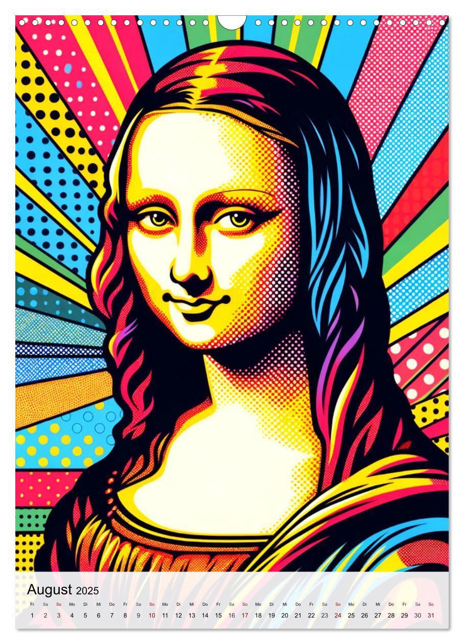 Bild: 9783383775116 | Pop Art - In der Ära der Künstlichen Intelligenz (Wandkalender 2025...