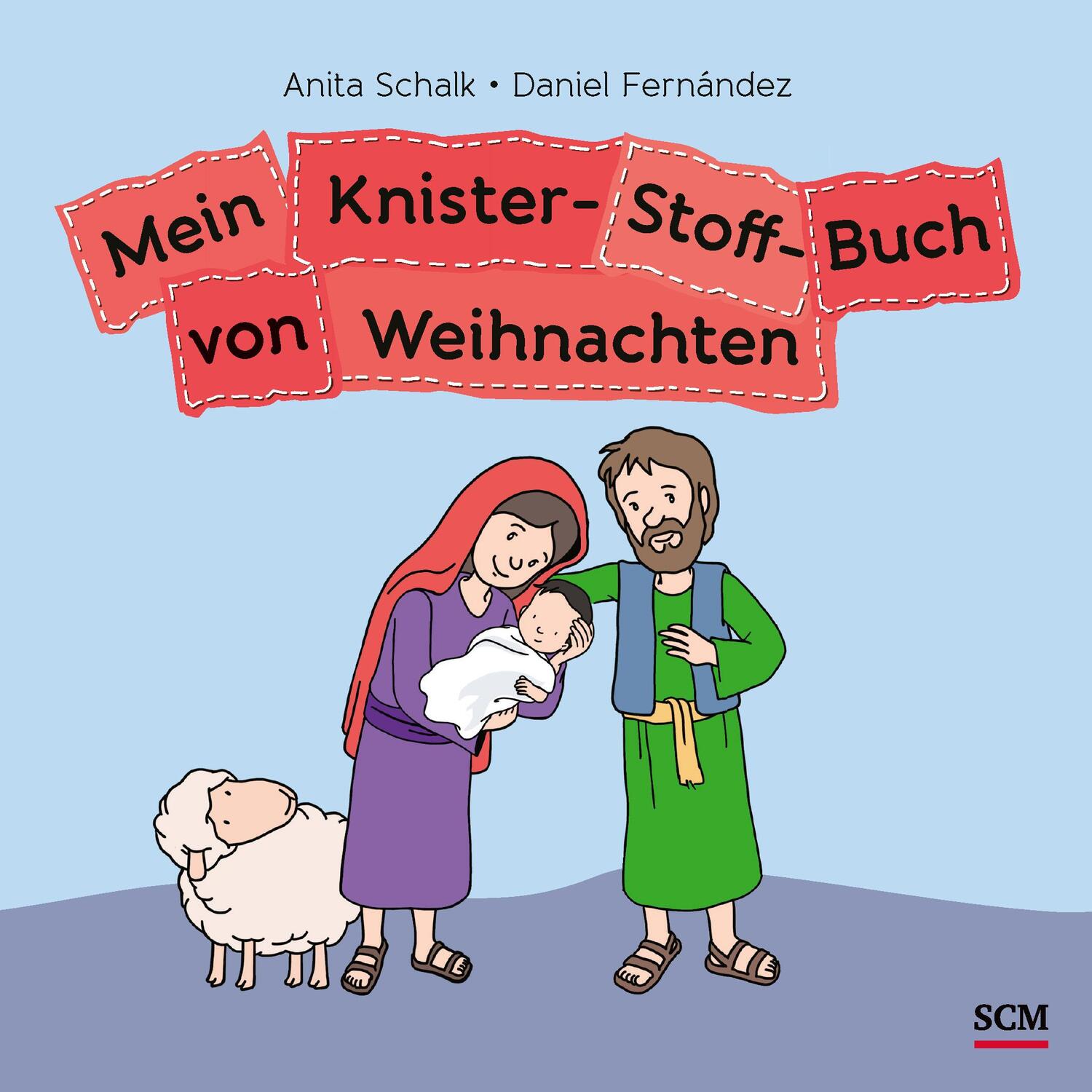 Cover: 9783417289879 | Mein Knister-Stoff-Buch von Weihnachten | Mit den Hirten zur Krippe