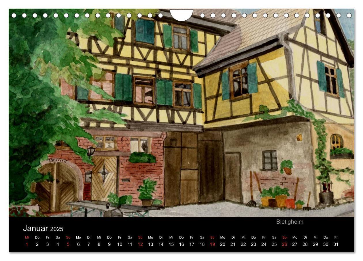 Bild: 9783435702022 | Deutschland in Aquarell (Wandkalender 2025 DIN A4 quer), CALVENDO...