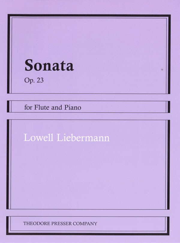 Cover: 9781598061185 | Sonate, Opus 23 | Lowell Liebermann | Buch | Theodore Presser Company