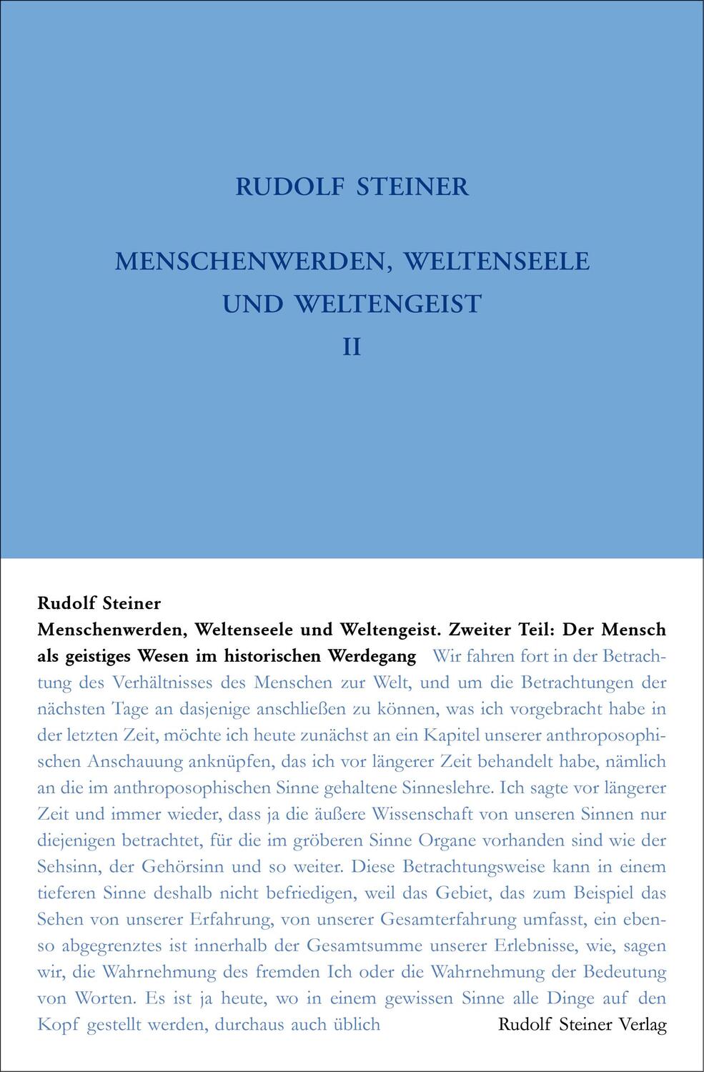 Cover: 9783727420610 | Menschenwerden, Weltenseele und Weltengeist. Der Mensch als...