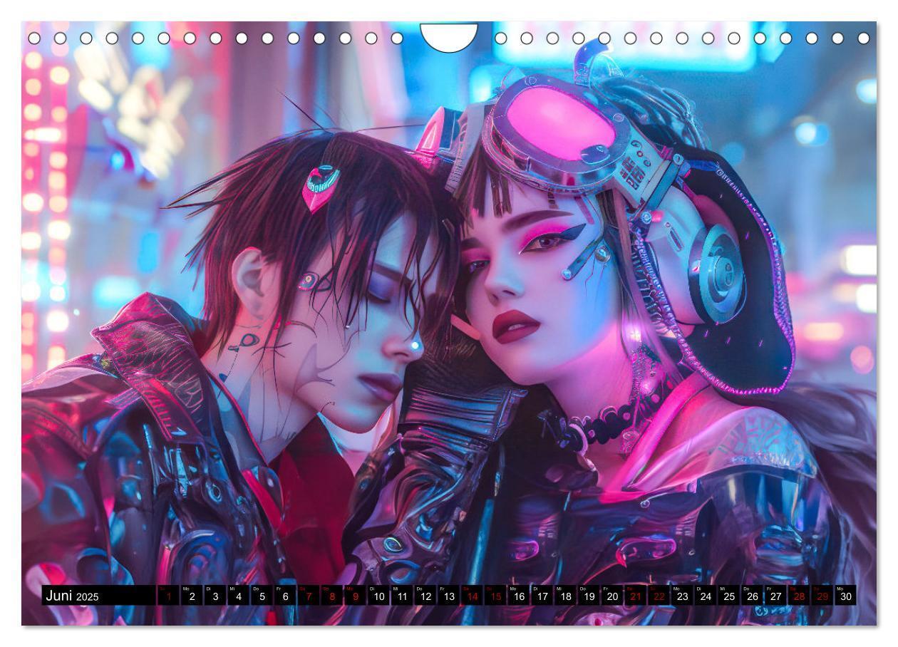 Bild: 9783435819461 | Cyberpunk - Hochtechnisierte Neonwelt (Wandkalender 2025 DIN A4...