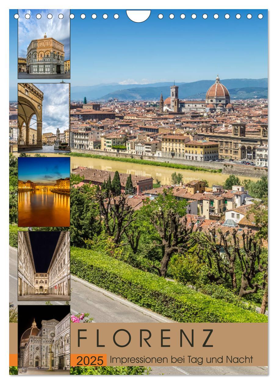 Cover: 9783457004210 | FLORENZ Impressionen bei Tag und Nacht (Wandkalender 2025 DIN A4...