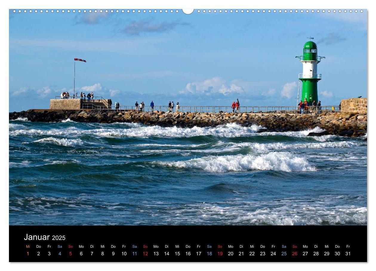 Bild: 9783435707713 | Warnemünde - Maritime Landschaften (Wandkalender 2025 DIN A2 quer),...