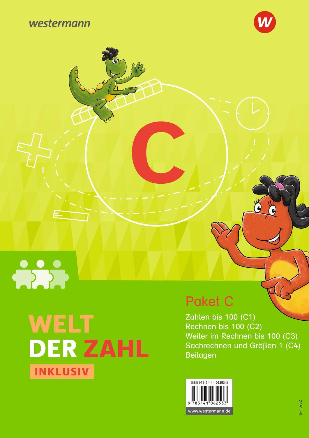 Cover: 9783141062533 | Welt der Zahl Inklusiv. Inklusionspaket C: Hefte C1 bis C4Ausgabe 2021