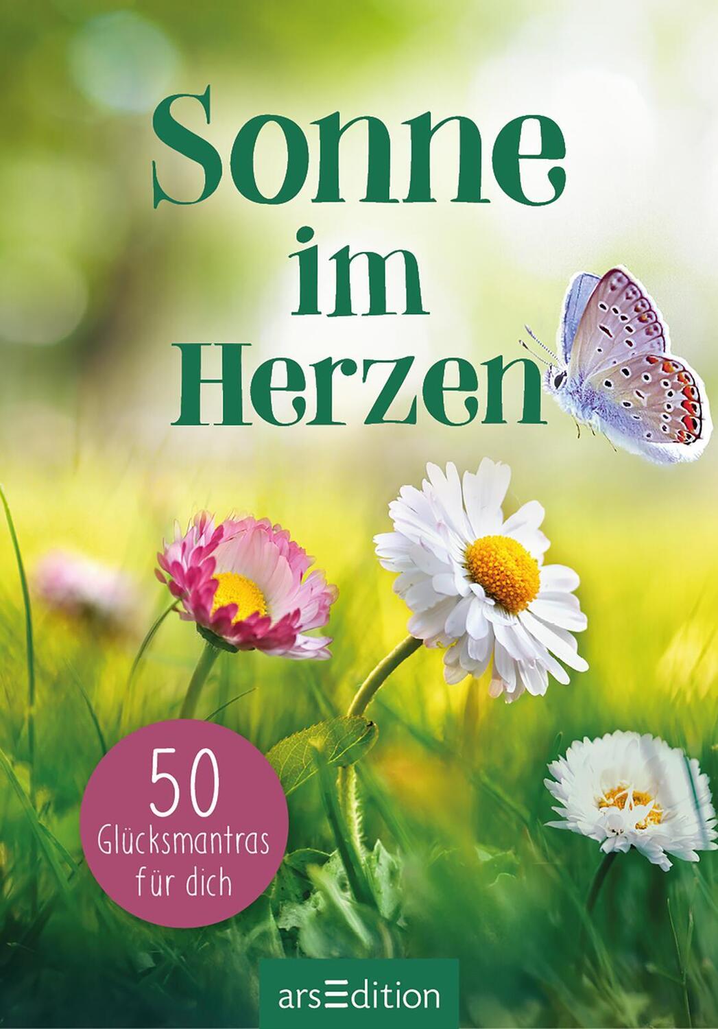 Bild: 9783845857749 | Sonne im Herzen | 50 Glücksmantras für dich | Taschenbuch | 50 S.