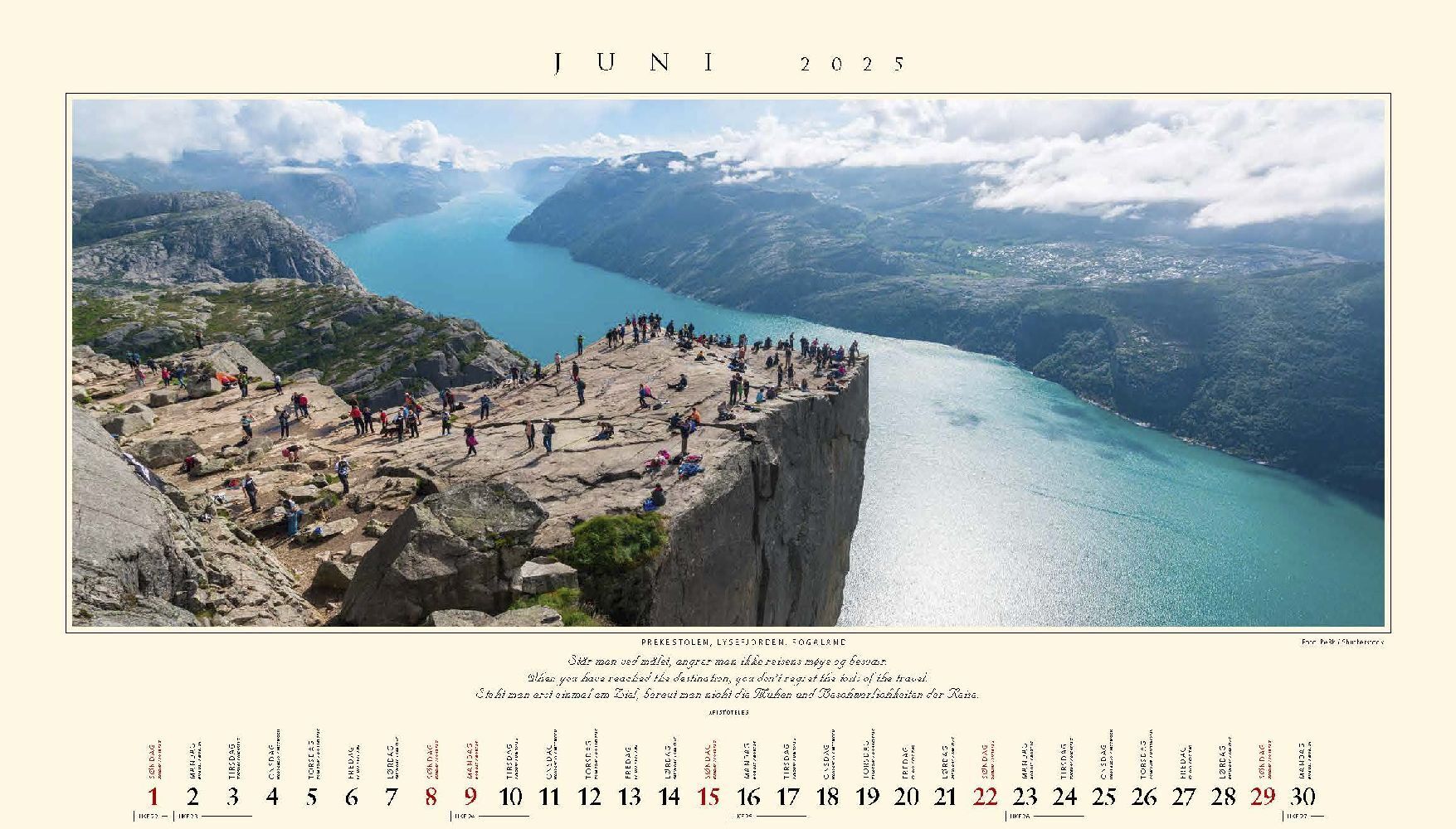 Bild: 9783930232963 | Panorama Norwegen 2025 Wandkalender | Kalender | In Schuber | Deutsch