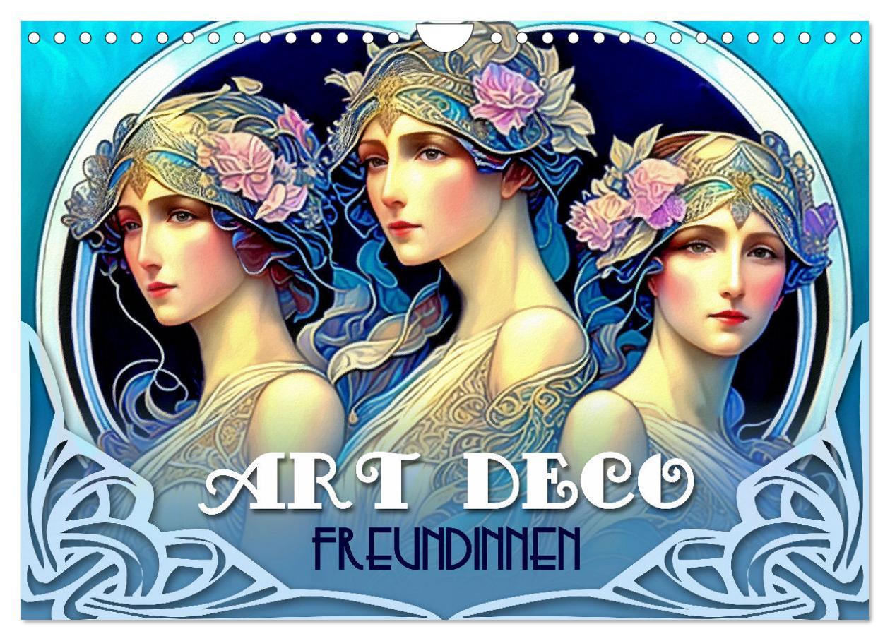 Cover: 9783383863080 | Art Deco Freundinnen (Wandkalender 2025 DIN A4 quer), CALVENDO...