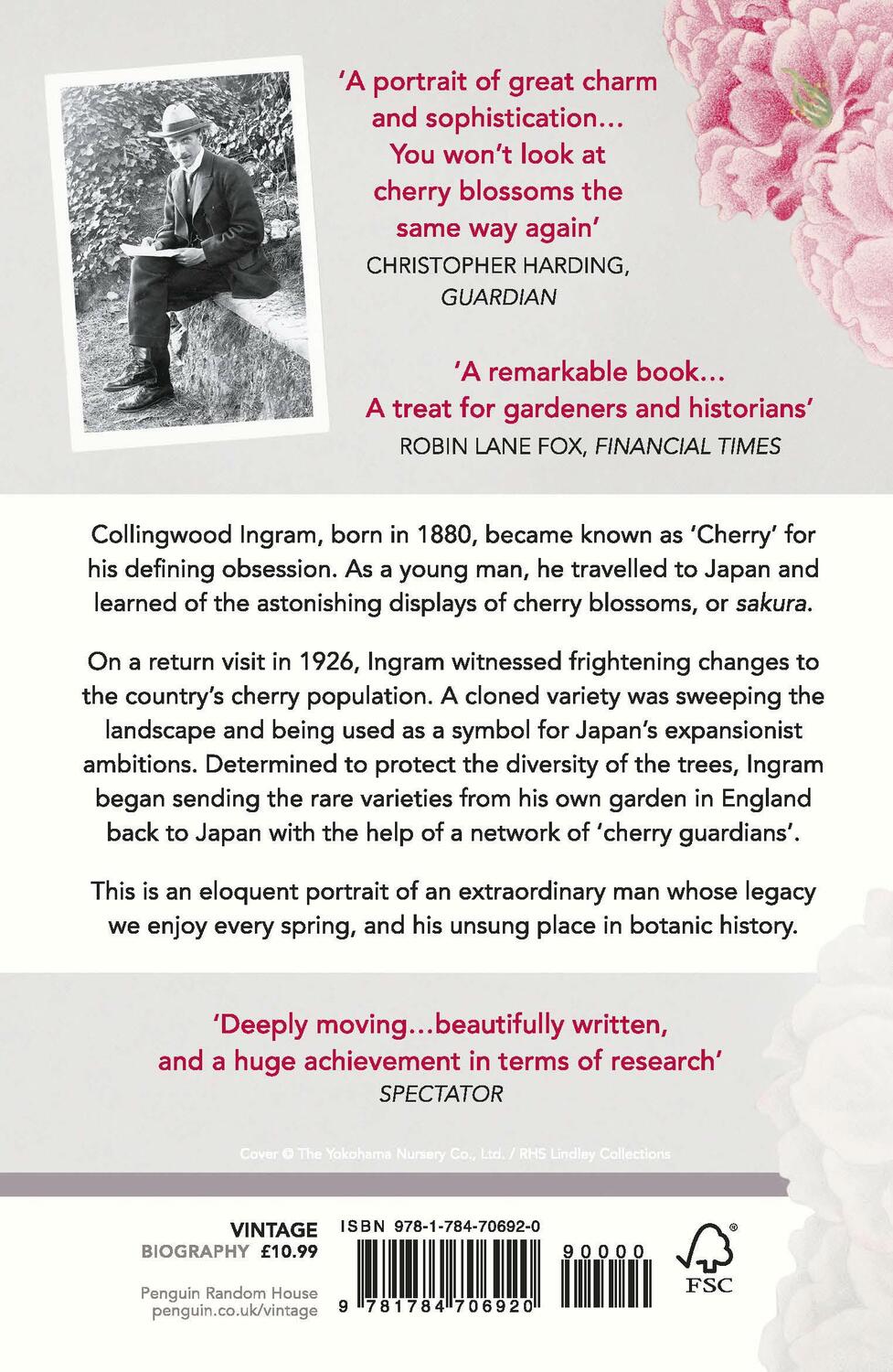 Rückseite: 9781784706920 | 'Cherry' Ingram | The Englishman Who Saved Japan's Blossoms | Abe