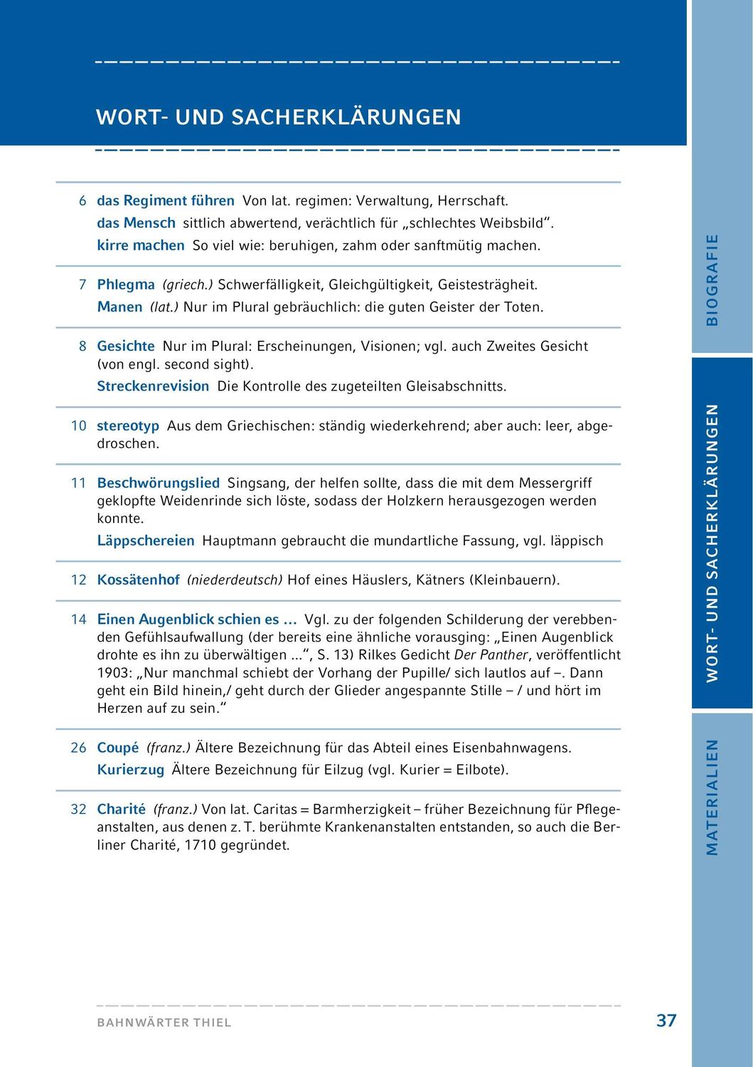 Bild: 9783804425750 | Bahnwärter Thiel | Hamburger Lesehefte + Königs Materialien | Buch