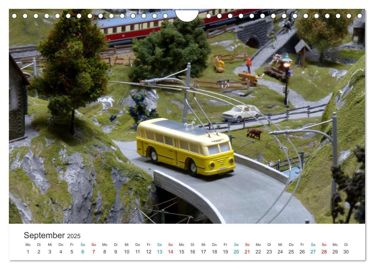 Bild: 9783383761416 | Bahn-Nostalgie im Modell (Wandkalender 2025 DIN A4 quer), CALVENDO...