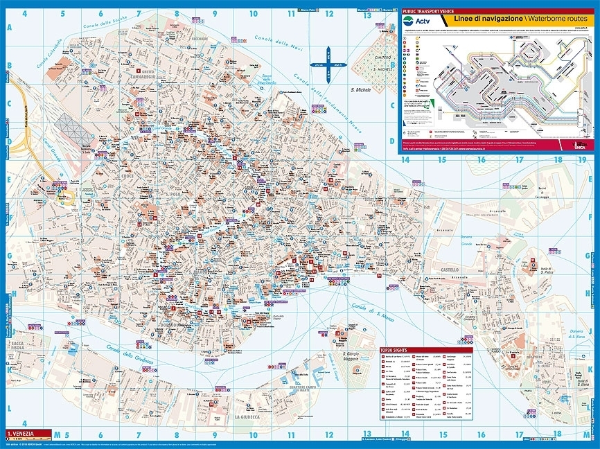 Bild: 9783866093683 | Borch Map Venedig / Venice | (Land-)Karte | Mehrfarbendruck. Gefalzt