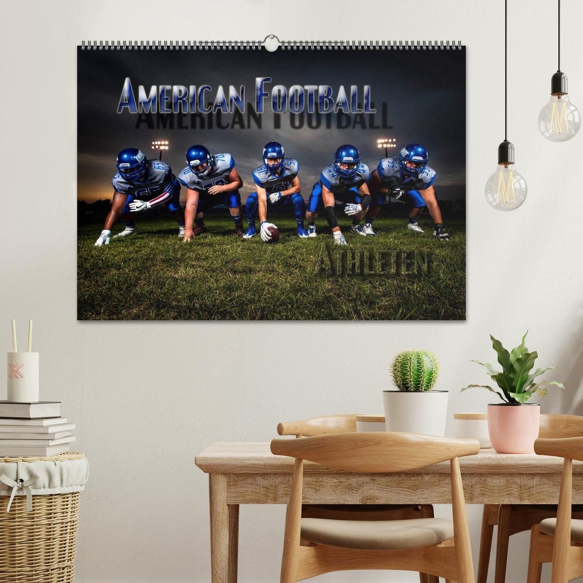 Bild: 9783435386895 | American Football - Athleten (Wandkalender 2025 DIN A2 quer),...