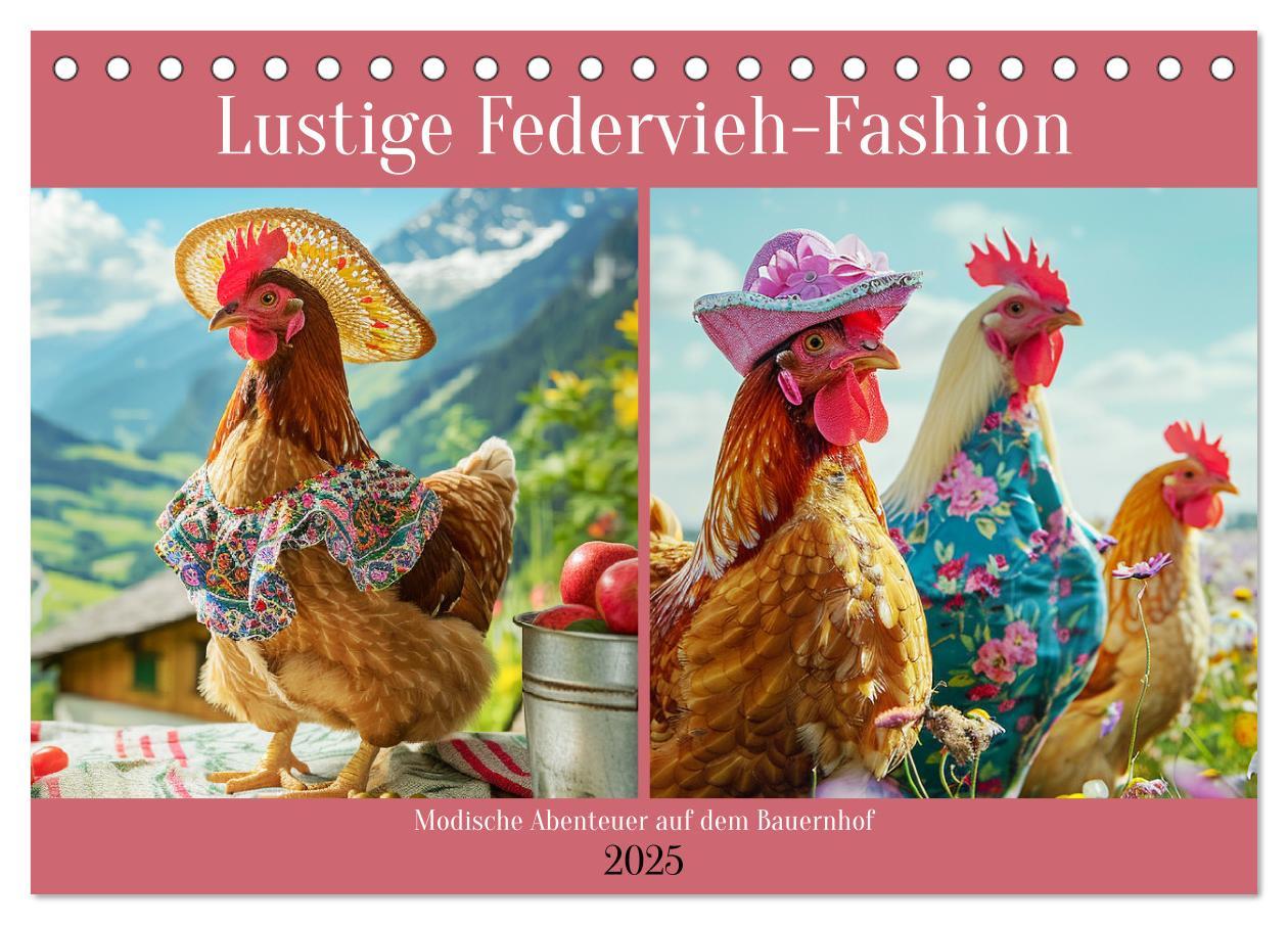 Cover: 9783435652914 | Lustige Federvieh-Fashion. Modische Abenteuer auf dem Bauernhof...