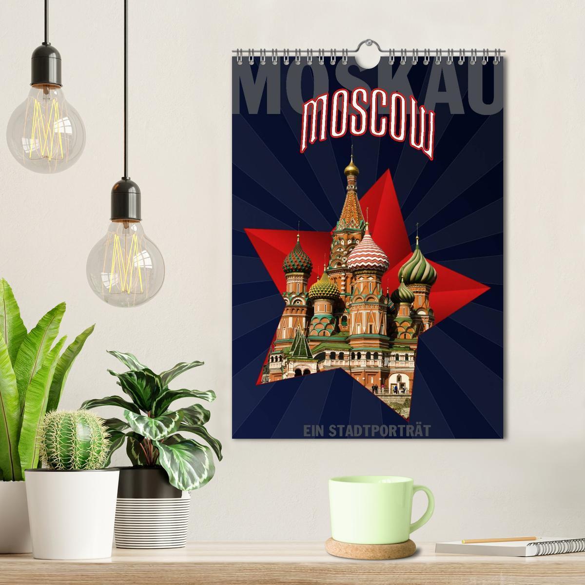 Bild: 9783457049501 | Moskau - Moscow - Ein Stadtporträt (Wandkalender 2025 DIN A4 hoch),...