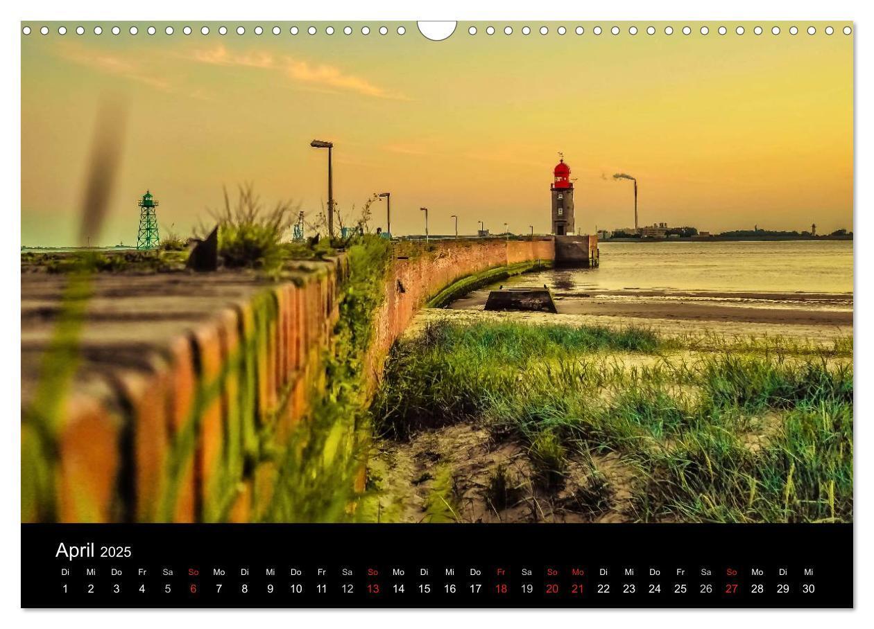 Bild: 9783435674701 | Bremerhaven - Blickpunkte (Wandkalender 2025 DIN A3 quer), CALVENDO...