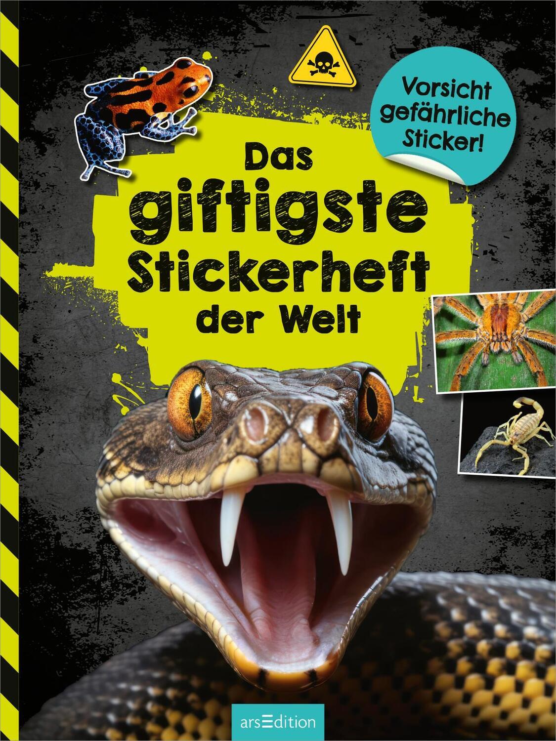 Bild: 9783845859231 | Das giftigste Stickerheft der Welt | Vorsicht gefährliche Sticker!