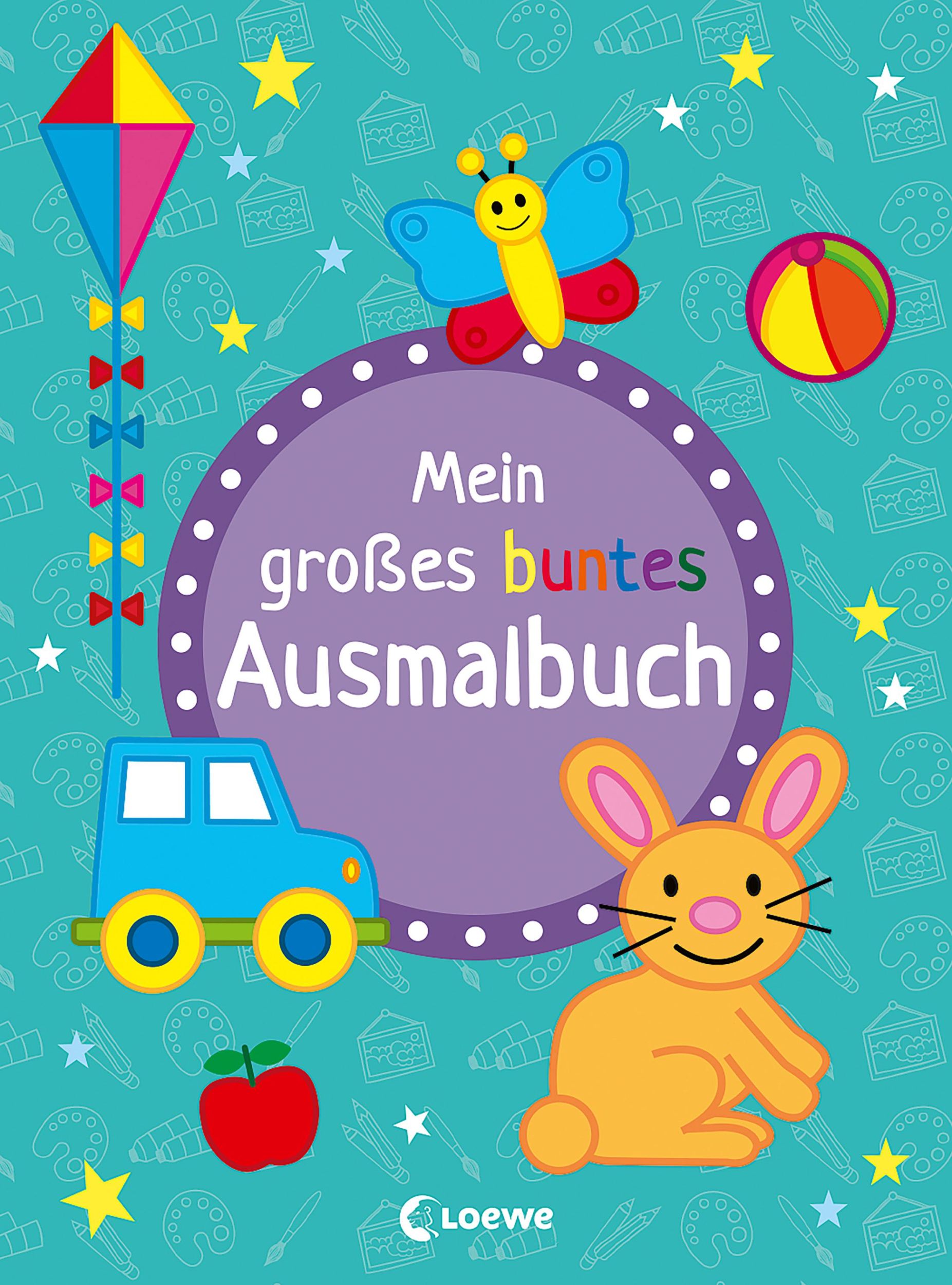 Cover: 9783743211025 | Mein großes buntes Ausmalbuch (Hase) | Loewe Kreativ | Taschenbuch