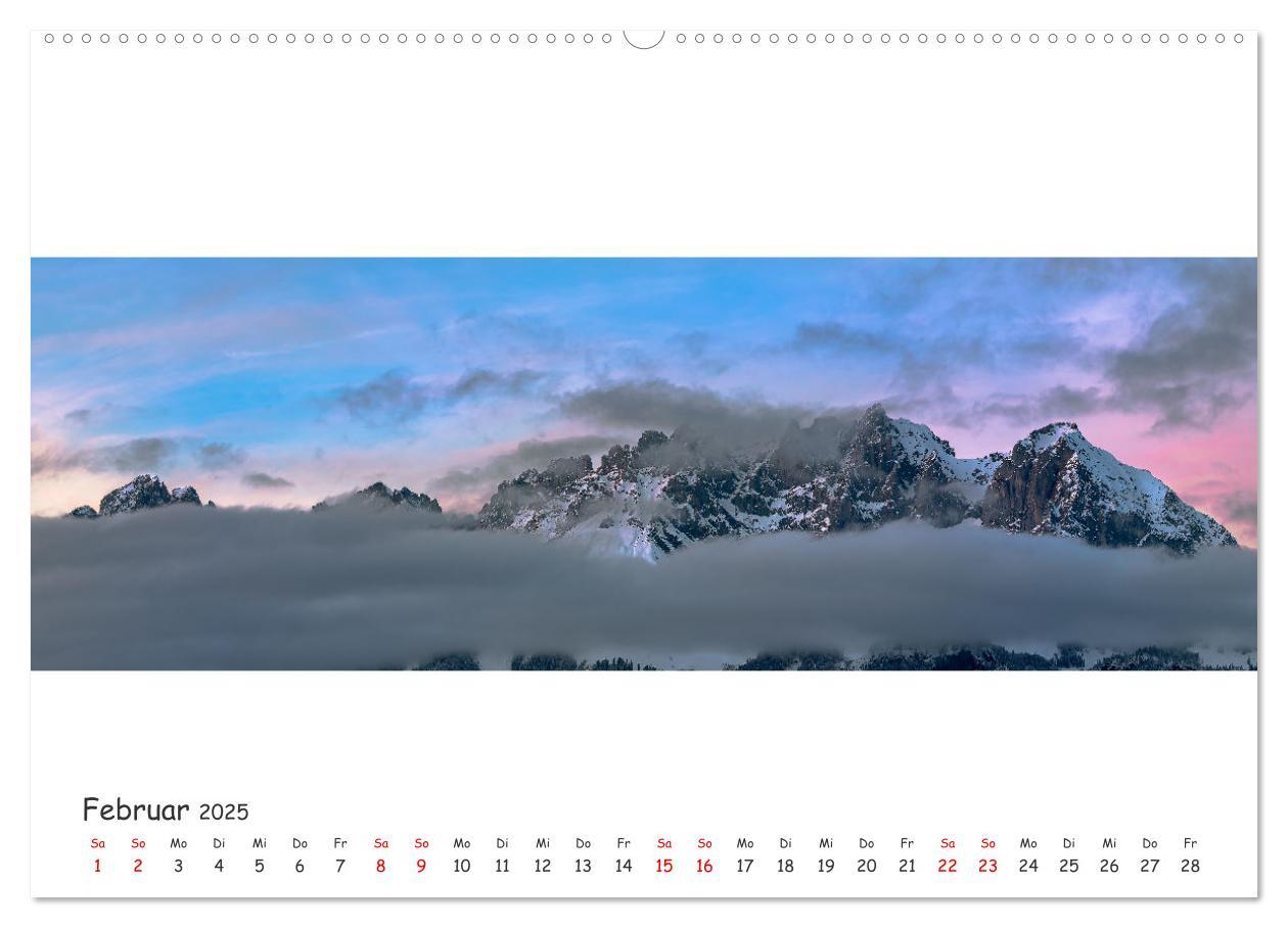 Bild: 9783383983467 | Wilder Kaiser Panorama 2025 (hochwertiger Premium Wandkalender 2025...