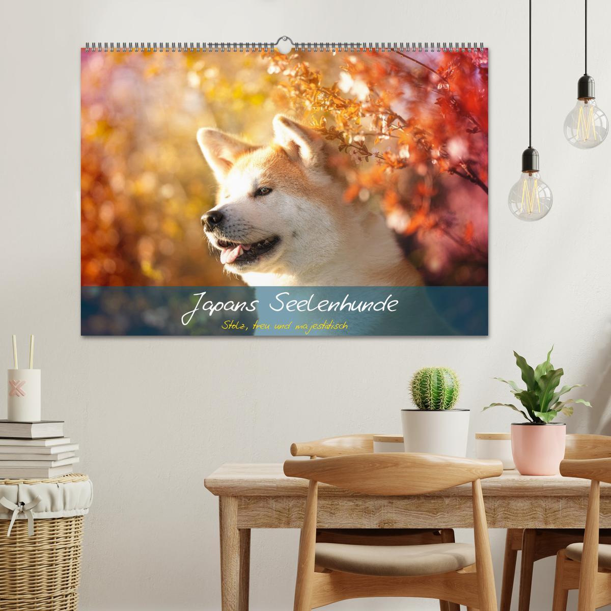 Bild: 9783435101504 | Japans Seelenhunde (Wandkalender 2025 DIN A2 quer), CALVENDO...