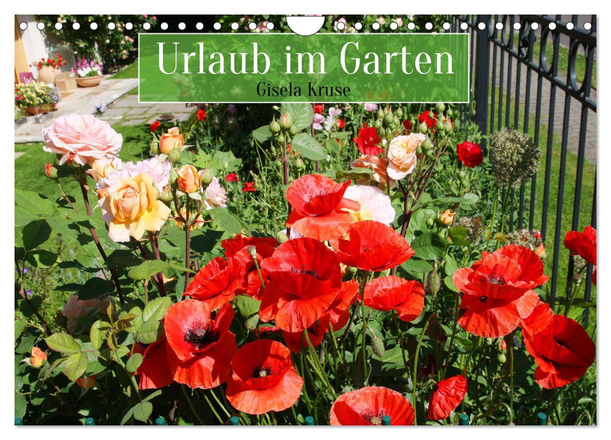 Cover: 9783383989384 | Urlaub im Garten (Wandkalender 2025 DIN A4 quer), CALVENDO...