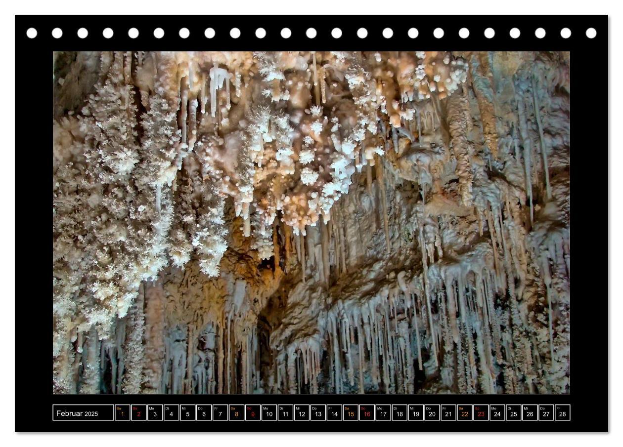 Bild: 9783435595419 | Höhlen, Stalaktiten und Stalagmiten (Tischkalender 2025 DIN A5...