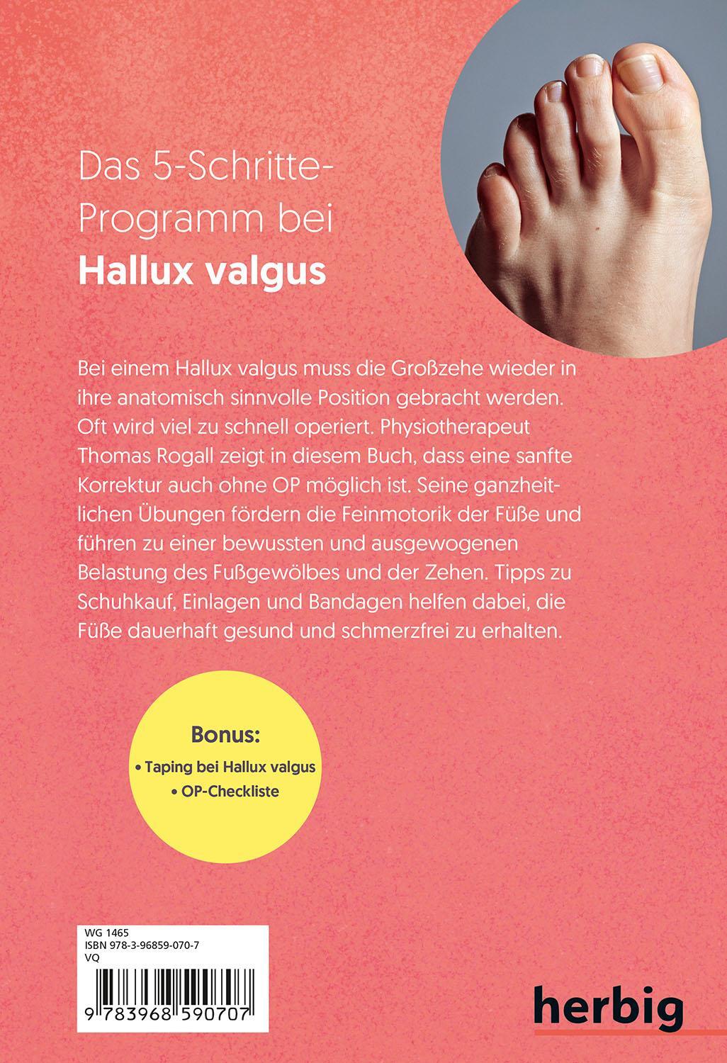 Bild: 9783968590707 | Hallux Valgus - Nachhaltige Hilfe ohne OP | Thomas Rogall | Buch