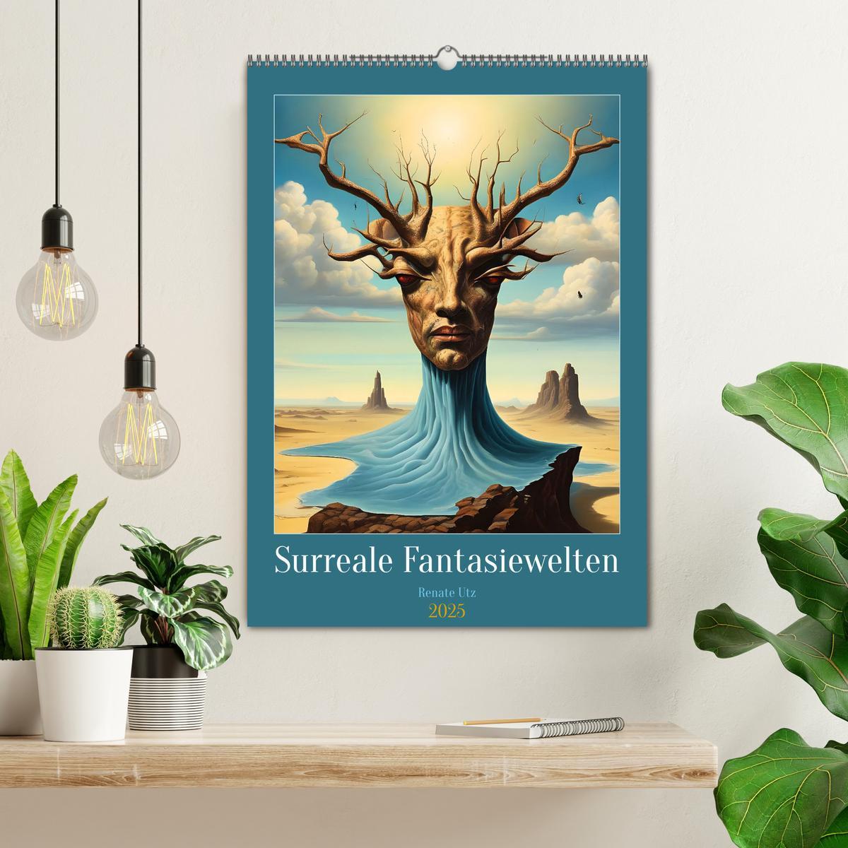 Bild: 9783457172858 | Surreale Fantasiewelten (Wandkalender 2025 DIN A2 hoch), CALVENDO...