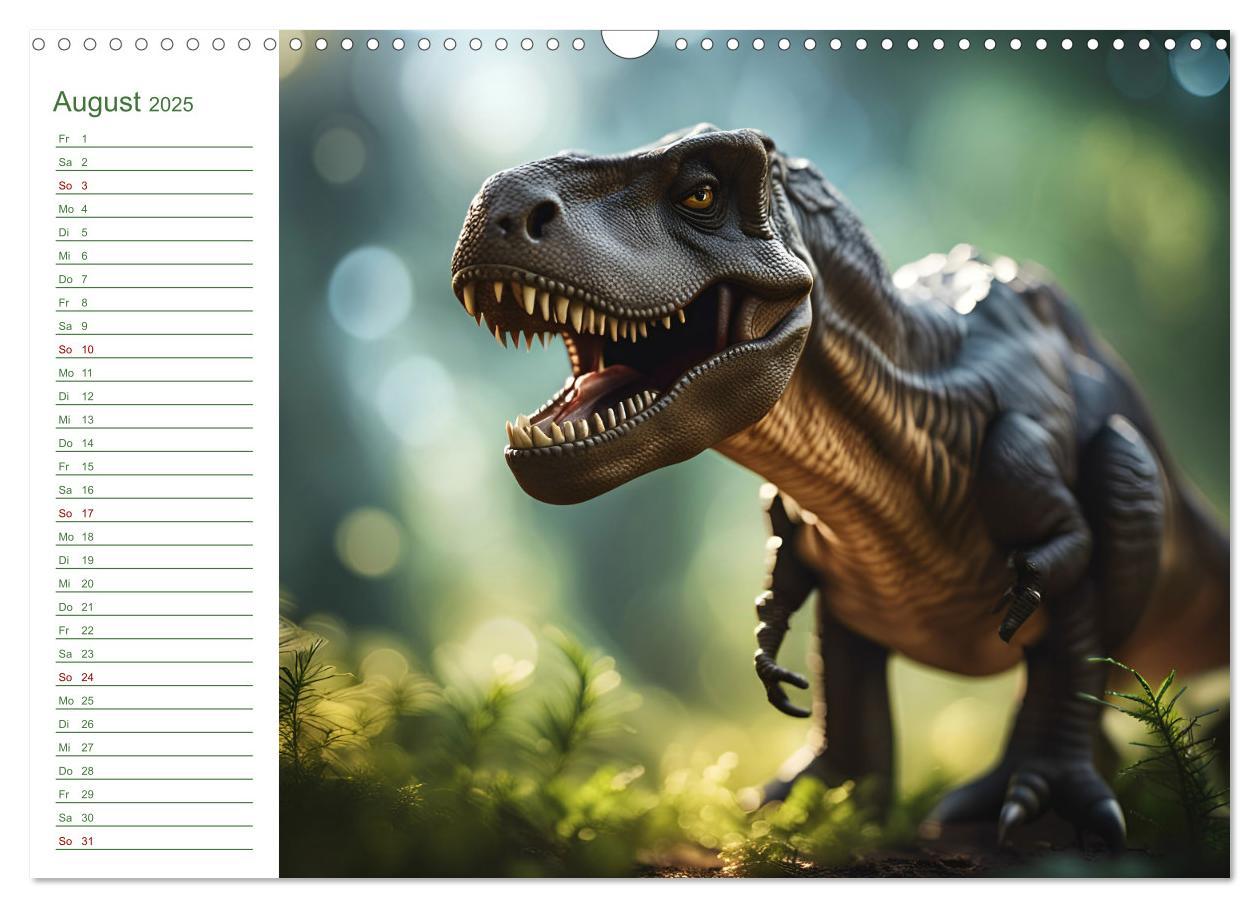 Bild: 9783383864056 | KI Dinosaurier - Herrscher der Lüfte, Land und Meer (Wandkalender...